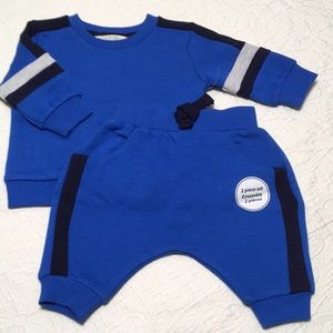0-3m (5/$20) Sweatshirt/Pants Set by George